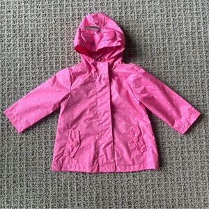 CARTER’S PINK DOTTED UNICORN JACKET SIZE 6-9 MONTHS